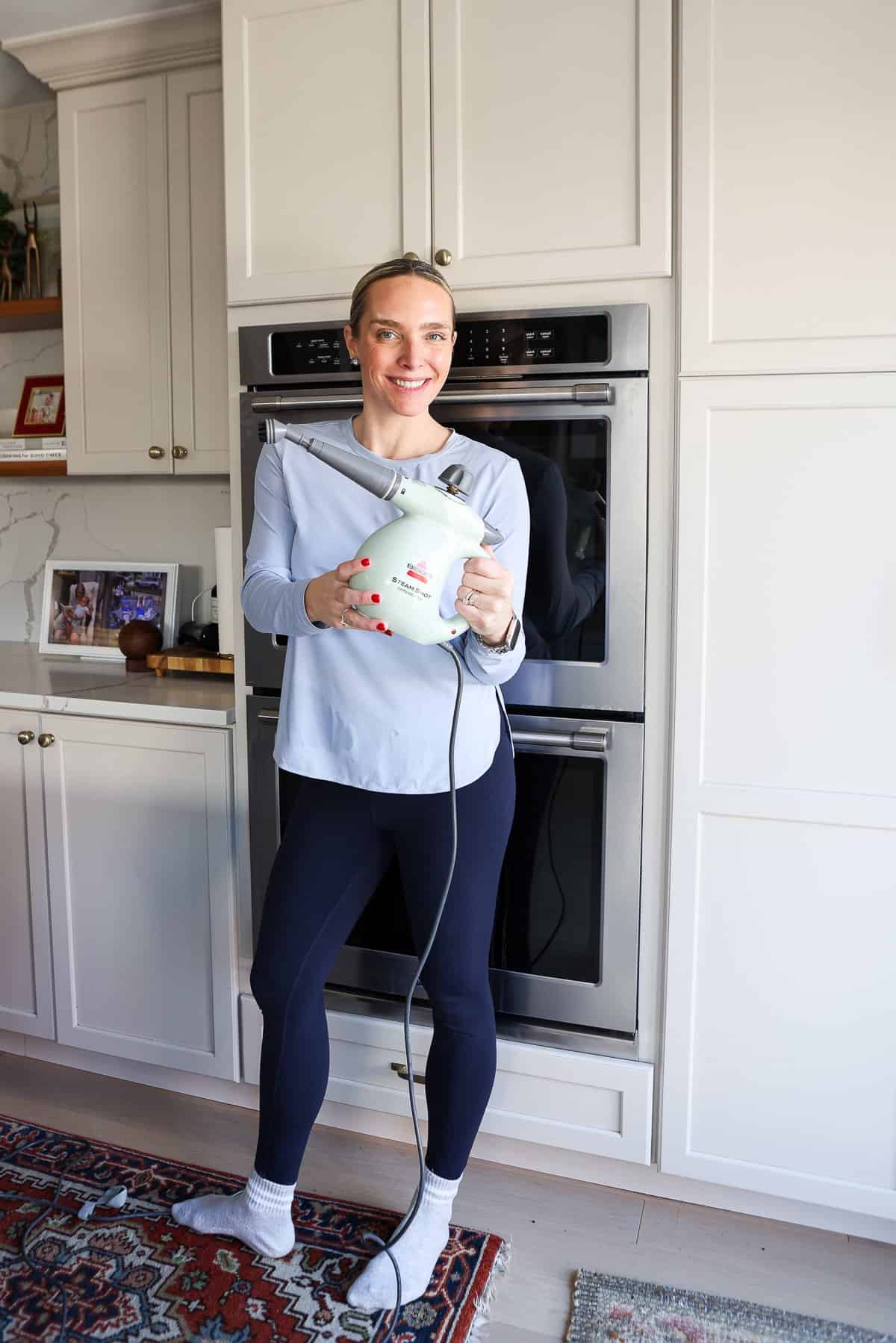 Using my steam cleaner to clean my oven